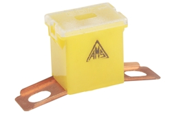 FUSIVEL MEGA MACHO LATERAL ELEMENTO CURTO 60A AMARELO