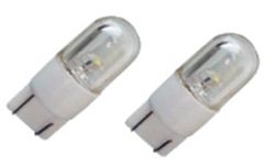LED ESMAGADO GRANDE 12V BRANCO (PAR)