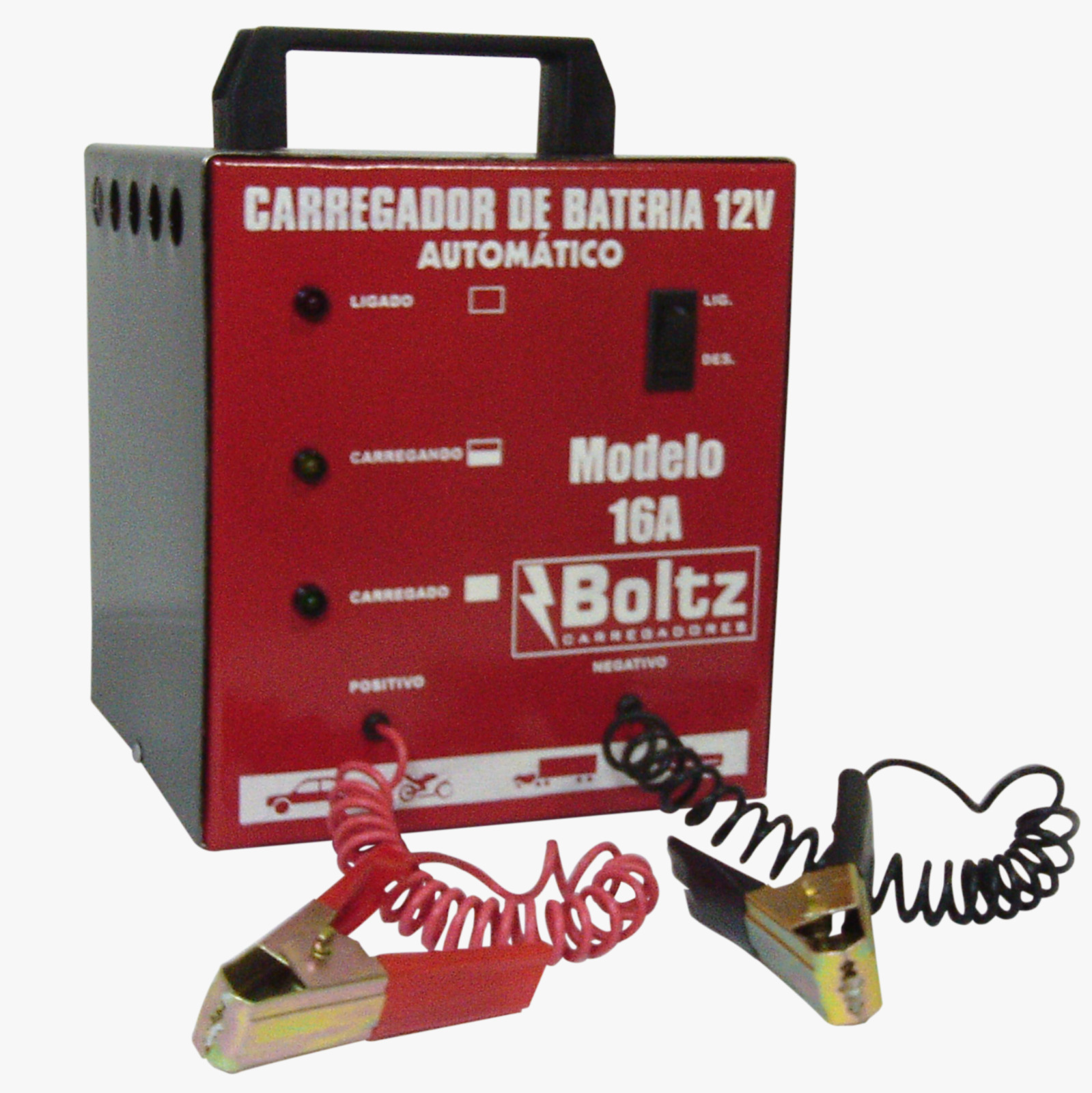 CARREGADOR BATERIA 16A AUTOMATICO