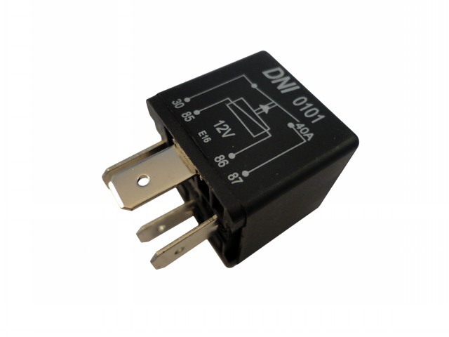 RELE AUXILIAR 12V 4T INVERTIDO(HL-1901)