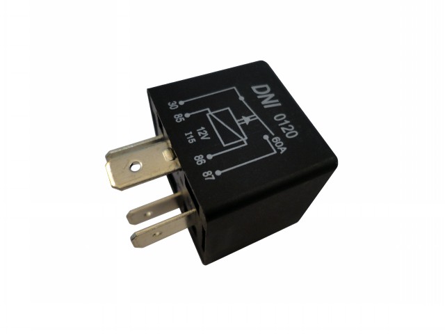 RELE AUXILIAR 4T C/ SUP 12V 60A