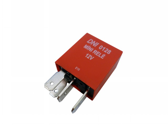 MINI RELE AUXILIAR C/ SUP 30A 12V 4TERM