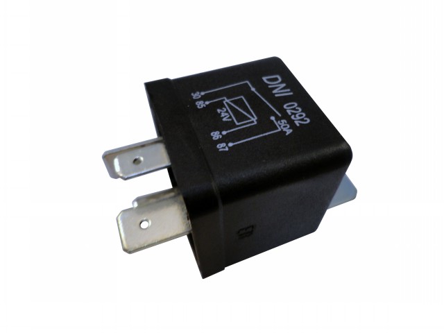 RELE AUXILIAR 4T C/ SUP 24V 50A M BENZ ALTA POTENCIA