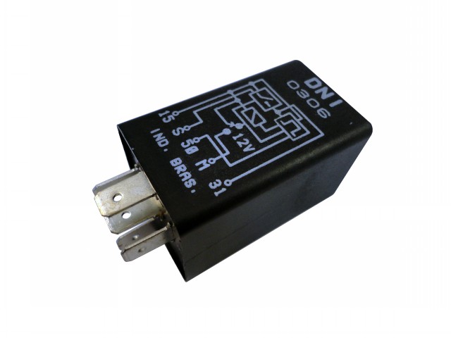 RELE TEMPORIZADOR S/ SUP  12V 5TERM