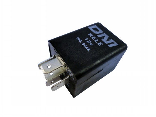 RELE TEMPORIZADOR C/ PARAF. FIX 12V 5TERM