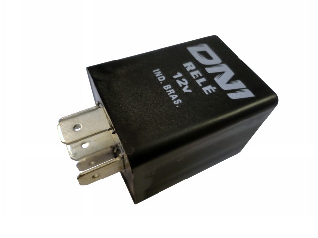 RELE TEMPORIZADOR S/ SUP 12V 5TERM