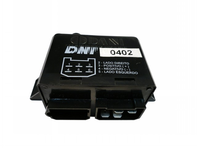 RELE PISCA ALERTA 24V 4T 400WTS C/SUPORTE
