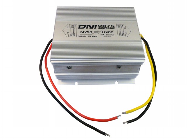 CONVERSOR DE 24V P/ 12V  350 WTS
