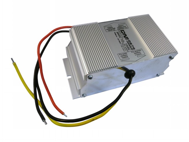 CONVERSOR DE 24V P/12V 120W 10A CONTINUO 12A PICO