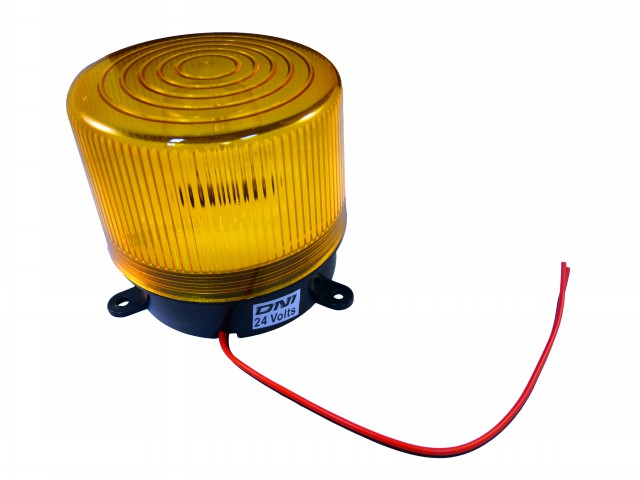 FLASH ADVERTENCIA 24V AMBAR