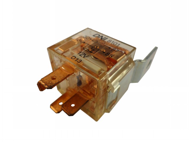 RELE AUXILIAR 12V C/LED 4T 40A