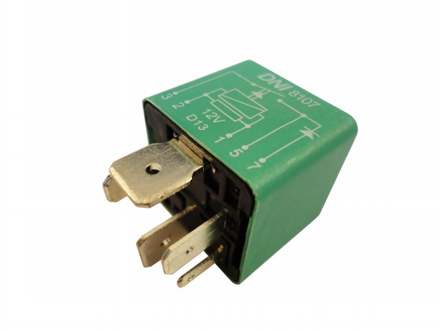 RELE AUXILIAR VENTOINHA FIESTA/FOCUS 70A 5T VERDE