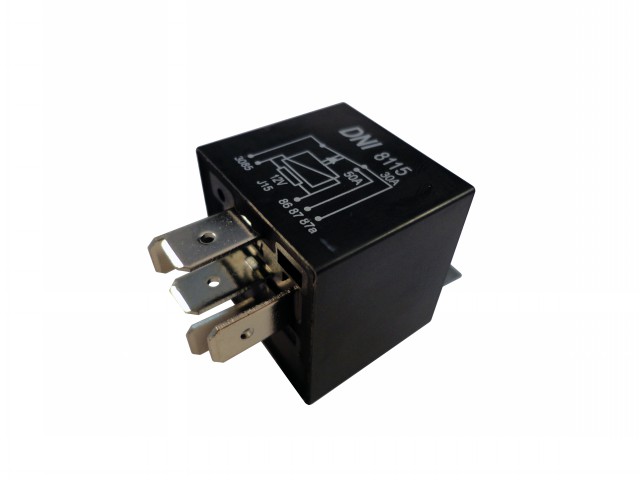 RELE AUXILIAR 5T SUP REMOVIVEL 12V 50/30A C/ RESISTOR