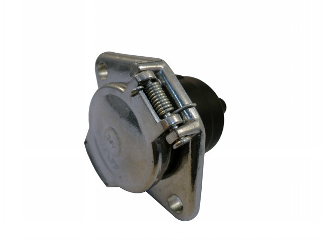 TOMADA ALUMINIO REDONDA 7P FEMEA