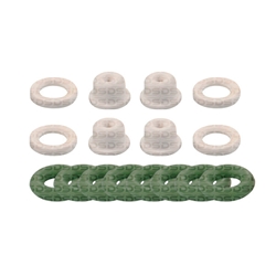KIT FILTRO P/BICO INJETOR VEICULOS 4 BICOS BOSCH