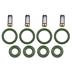 KIT FILTRO P/BICO INJETOR VEICULOS 4 BICOS MULTI POINT GM