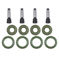 KIT FILTRO P/BICO INJETOR VEICULOS 4 BICOS MULTI POINT GM