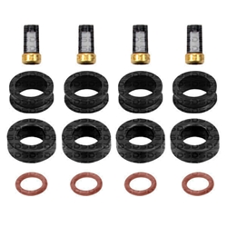 KIT FILTRO P/BICO INJETOR VEICULOS 4 BICOS MULTI POINT TOYOTA