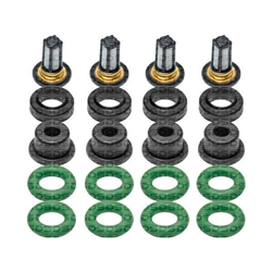 KIT FILTRO P/BICO INJETOR VEICULOS 4 BICOS MULTI POINT HONDA