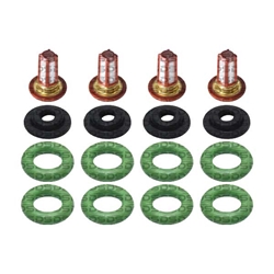 KIT FILTRO P/BICO INJETOR VEICULOS 4 BICOS MULTI POINT HONDA
