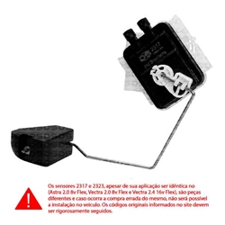 SENSOR NIVEL GM ASTRA VECTRA 04>11 FLEX 2.0 2.4 8/16V BOSCH