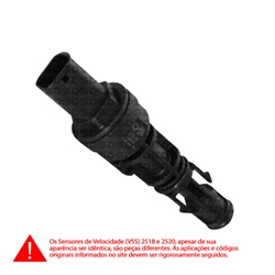 SENSOR VELOCIDADE RENAULT CLIO 1.0 8/16V 99> KANGOO 1.0 8V >05
LAGUNA 2.0 8/16V 98> MEGANE 2.0 8/16V