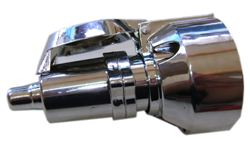 TOMADA PLASTICA P/CARRETINHA 7P COMPLETA CROMADA