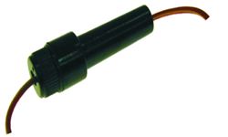 PORTA FUSIVEL VIDRO C/ROSCAS BAQUELITE