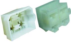 KIT CONECTOR 4 VIAS 6.3MM MACHO-FEMEA COMPLETO C/TERMINAL