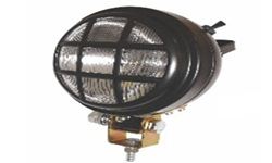 FAROL TRASEIRO NEW HOLLAND C/GRADE 158MM PRETO