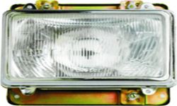 FAROL MB CARA PRETA 83/92 LE H4 CROMADO