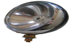FAROL AUX SUPER OSCAR CARCACA PRETA ARO CROMADO