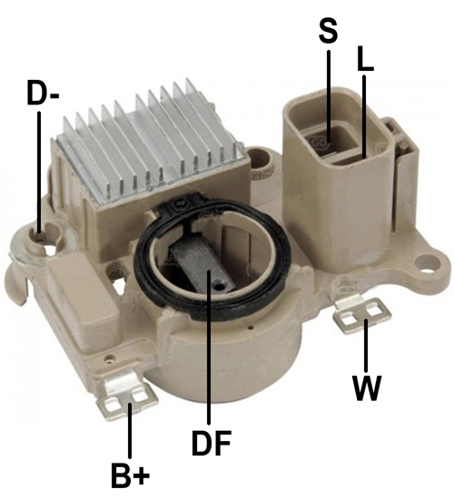 REGULADOR VOLT 14V MITSUBISHI PAJERO GLS TURBO FULL EMPILHADEIRAS