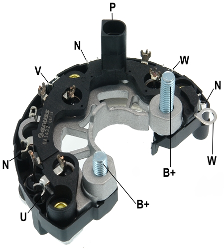 PLACA RETIFICADORA MB170/710/712E/L1114/L1214 105A BOSCH