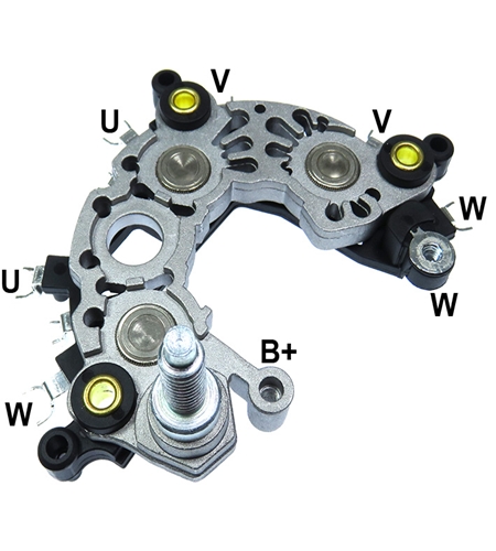 PLACA RETIFICADORA GM PRISMA ONIX 1.0 1.4 MOTOR ECO AUTOMATICO MANUAL COBALT 1.8 LTZ 17> S10 2.5