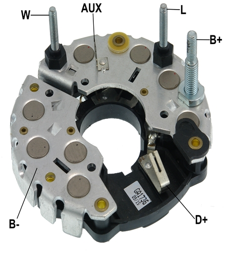 PLACA RETIFICADORA CUMMINS/NAVISTAR 100A BOSCH