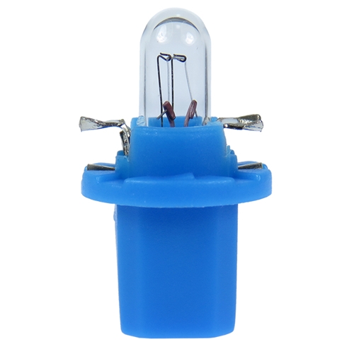 LAMPADA PAINEL 1.2W 12V BASE B8.5D BULBO INCOLOR AZUL