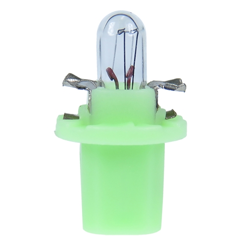 LAMPADA PAINEL 2W 12V BASE B8.5D BULBO INCOLOR VERDE CLARO