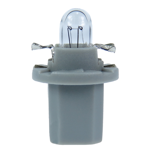 LAMPADA PAINEL 12W 24V BASE B8.5D BULBO INCOLOR CINZA