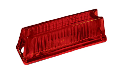 LENTE LATERAL/TOPO P/FURGOES VERMELHA (GL-1071)