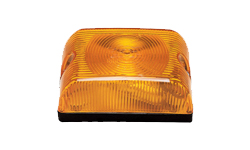 LANTERNA RETANGULAR LATERAL CAMINHOES AMARELO