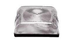 LANTERNA RETANGULAR LATERAL CAMINHOES CRISTAL