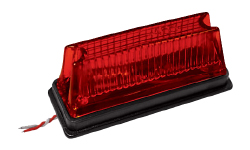 LANTERNA LATERAL/TOPO P/FURGOES VERMELHO