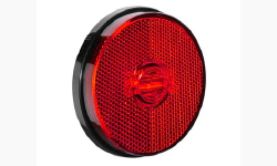 LANTERNA LATERAL LED BIVOLT SAIDA FIOS CARRETAS RANDON VERMELHA