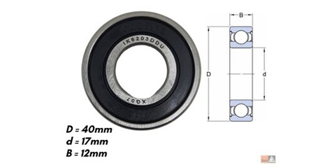 ROLAMENTO ALTERNADOR MB WAPSA