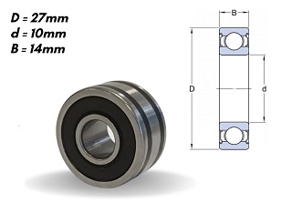 ROL ALT MITSUBISHI HYUNDAI KIA HITACHI (27X10X14MM)