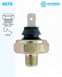 INTERRUPTOR OLEO FUSCA/BRASILIA/KOMBI MOTOR AR 1T