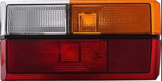 LANTERNA TRASEIRA VW GOL 80>86 LE FRISO PRETO AMBAR