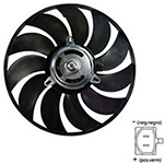 MOTOR ELETROVENTILADOR FORD FIESTA 1.0 1.6 99>07 ZETEC ROCAM COURIER 1.0 1.6 ZETEC ROCAM 99> 11PAS C
