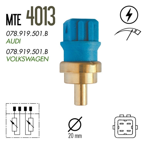 PLUG ELET GOLF A4 1.8 8V AZUL 4T